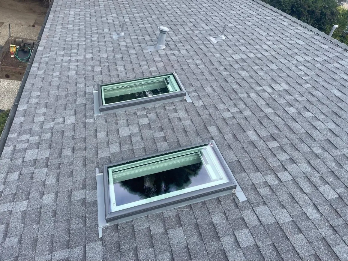 Skylight installation by Premier Roofing & Retro-Fit