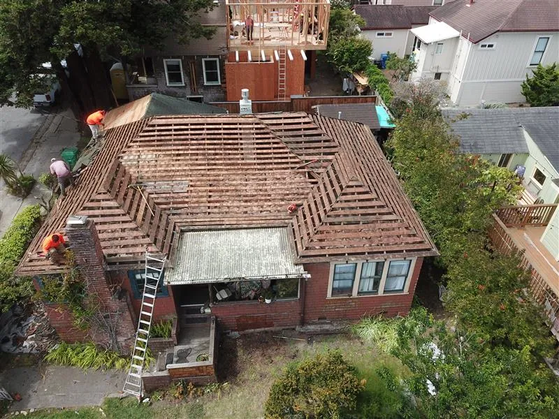 Tile roof aerial by Premier Roofing & Retro-Fit